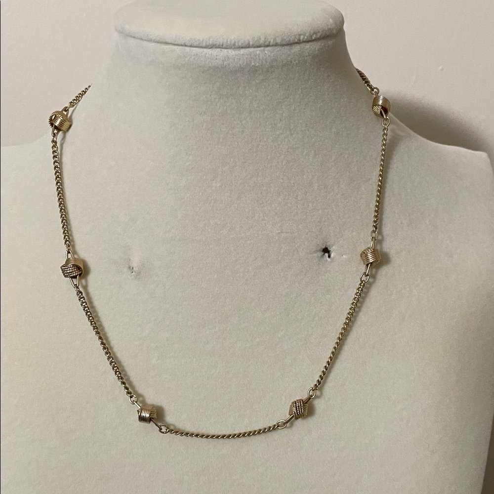 Artisan Gold Beaded Necklace